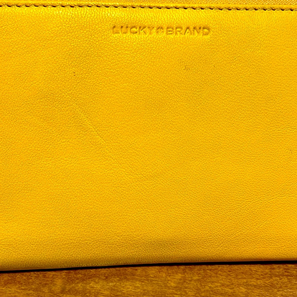 Yellow Lucky Brand Wallet